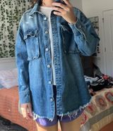Long Denim Jacket Photo 0
