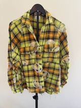 Urban Outfitters BDG Yin Yang Flannel Button Down Size Small Photo 0