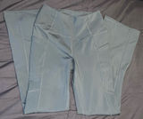 Blueish Gray Flare Leggings Blue Photo 0