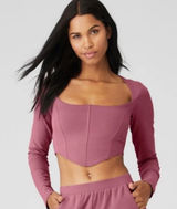 Alo Yoga Corset Long Sleeve Top Photo 0