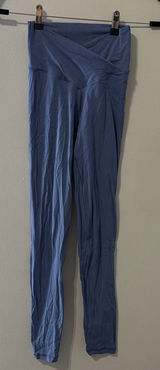 Aerie Offline Blue High-Waisted Cross Over Real Me Leggings Photo 0