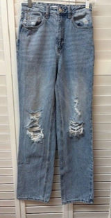 PacSun Womens‎ 90s Boyfriend Distressed Light Wash Jeans Size 26 Relaxed Fit Photo 0