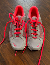 Nike Flex TR 2 Gray Orange Lightweight Training Running Shoes Women's Sz 5 Youth Photo 0