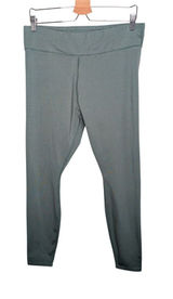 Pact Womens Organic Cotton Green Full-Length Leggings Size XL Photo 0