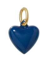 NWOT Roxanne Assoulin The Mini Puffy Heart Charm In Navy Photo 0