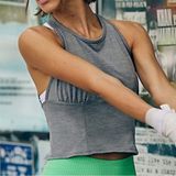 Free People‎ Movement Lace Up Halter Neck Sport Crop Top Tank Women’s Sz XS Photo 0