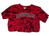 Size large oversized tie dye crop top Louisville Cardinals Victoria Secret PINK Photo 0