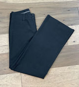 Express Correspondent Wide Leg Charcoal Gray Lightweight Pants Size 4 Minimalist Photo 0