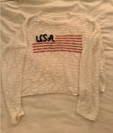 USA Sweater White Photo 0
