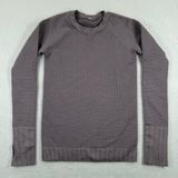Lululemon Rare Colorway Rest Less Top Crewneck Long Sleeve Thumbhole Textured 2 Photo 0