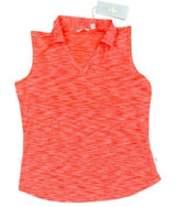 New! NWT Lady Hagen Sleeveless Coral Carnival Golf Polo Small Photo 0