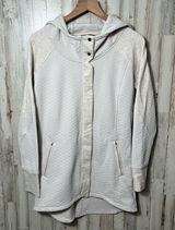 North Face Recover Up Quilted Coat Off‎ White Cream Womens Medium Photo 0