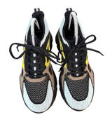 Athletic Sneakers Knit Running Shoes Size 10 Multi Color Chunky Mesh Outdoors Photo 0