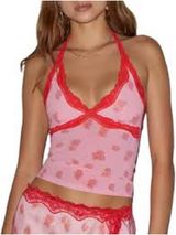 Urban Outfitters Je T’aime Lace Halter Photo 0