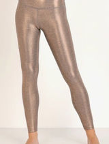 Beyond Yoga Dusted High Waisted Midi legging in Rose Gold size Small Photo 0