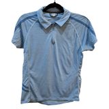 Smartwool short-sleeve 1/4-zip activewear or cycling top Blue Size Medium Photo 0