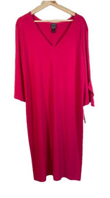 NWT Clara Sun Woo Pink Dress New With Tags Size X-Large Stretch $102 Retail‎ USA Photo 0