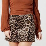 Altar’d State Baara Leopard Skirt Photo 0