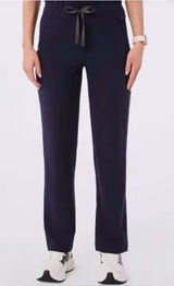 Figs scrubs Regina high waist straight leg pants navy blue 1001674 XXS/T TALL Photo 0