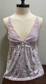Y2K Laura Ashley Floral Babydoll Chemise Slip Nightgown Sz L Photo 0
