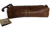 Patricia Nash Isla‎ Cosmetic Case Womens Cognac Distressed Vintage Leather Pouch Photo 0