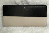 KATE SPADE New York Black Beige Bifold Wallet Photo 0