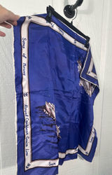 Song of Norway Royal Caribbean Cruise Blue and White Scarf GUC Photo 0