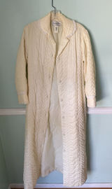 Vintage Christian Dior‎ Robe Womens Small Petite Yellow Quilted Satin Lace USA Photo 0