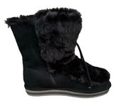 Sun and Stone Faux Fur Winter Boot, Cozy Lined, Suede Finish, Size 7 NWOB Photo 0