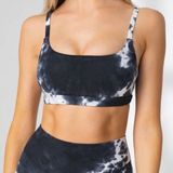 Vitality Balance Athletica Women’s‎ S Ignite Sports Bra Avalanche Black Tie Dye Photo 0