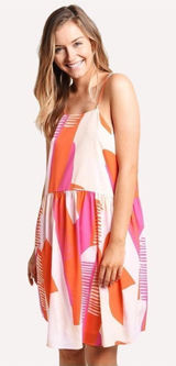 Crosby by Mollie Burch Elle Printed Mini Dress Photo 0
