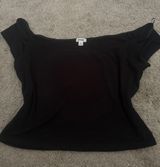 Black Off The Shoulder Top Photo 0