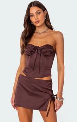 Edikted Corset Top and Skirt Photo 0