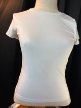 Hollister White Short Sleeve Crewneck Slim Fit Long T-Shirt Small S Photo 0