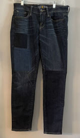 Lucky Brand Womens Regular Charlie Skinny Dark Wash Patchwork Jeans‎ Sz 4 Photo 0