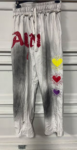 FROM THE TRENCHEZ "WITH PAIN" WHITE Set - Jacket & Sweatpants XL New Photo 0