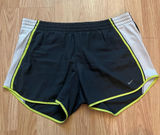 Nike Dri Fit Tempo Running Shorts Gray Neon Women’s Size Small Athletic‎ Lined Photo 0