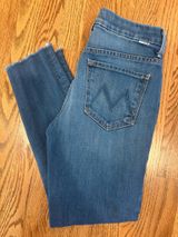 MOTHER High-Waisted Denim Looker Jeans Photo 0