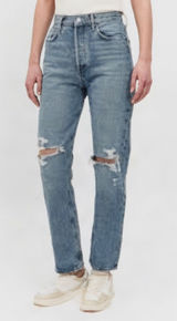 NWOT Agolde high waist straight leg jeans 23 Photo 0