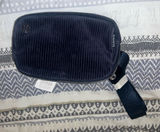NWT Navy‎ Lululemon corduroy belt bag 1L Photo 0