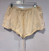Free People butter yellow flowy shorts Photo 0