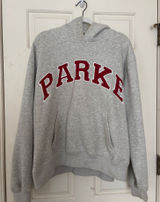 Parke grey and red hoodie Gray Size L Photo 0