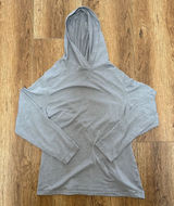 Primease Gray Lightweight Long Sleeve Hoodie Casual Pullover Women‎ M Activewear Photo 0