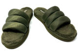 Koolaburra by Ugg Size 10‎ Green Slides Slippers Fuzzy Casual Shoes Comfort Photo 0
