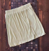 Peppermayo Sage Green Pleated Coquette Mini Skirt Size US 4 🌿 Photo 0