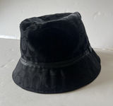 Coach Monogram Jacquard Bucket Hat Black Y2K Vintage size p/S Photo 0