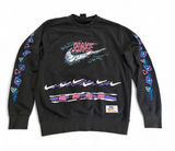 Vintage Nike Stories Retro 90s Graphic Fleece Crew size M Photo 0