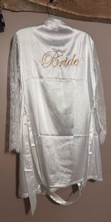 Bride Robe White Size M Photo 0