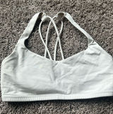 lululemon athletica White Strappy Sports Bralette Photo 0