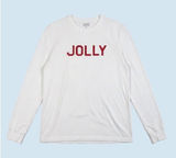 J.Crew Long Sleeve Jolly White Holiday Christmas‎ Graphic T-Shirt Top M Photo 0